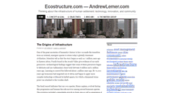 Desktop Screenshot of andrewlemer.com